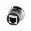 EXSYS EX-49196 Metall RJ45 Einbauadapter, Buchse zu Buchse