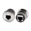 EXSYS EX-49196 Metall RJ45 Einbauadapter, Buchse zu Buchse