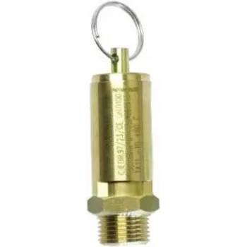 Aerotec Druckluft-Sicherheitsventil 1/2 Zoll, 10 bar, Messing 9049104