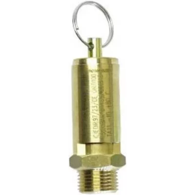 Aerotec Druckluft-Sicherheitsventil 1/2 Zoll, 10 bar, Messing 9049104