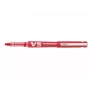 PILOT V5 Hi-Tecpoint Begreen Tintenroller, rote Tinte, 0,3 mm Linie, nachfüllbar, rotes Gehäuse 442797