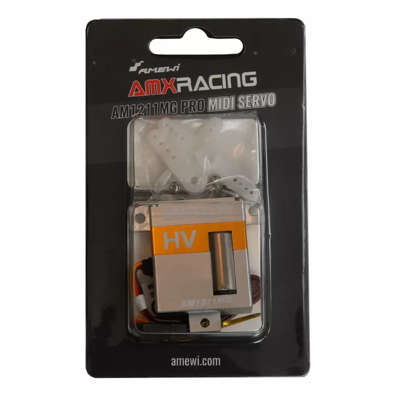 Amewi Midi-Servo AMXRacing AM1211MG PRO Midi Digital-Servo Metallgetriebe 28456