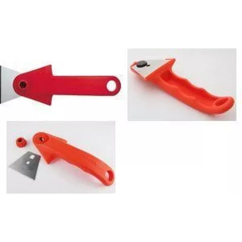 NT Cutter SC-2P Schaber, 60 mm Edelstahlklinge, roter Kunststoffgriff, 1 Stück h1310652