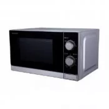 Sharp R200INW Solo Mikrowelle 20L 800W Schwarz/Silber