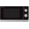 Sharp R200INW Solo Mikrowelle 20L 800W Schwarz/Silber