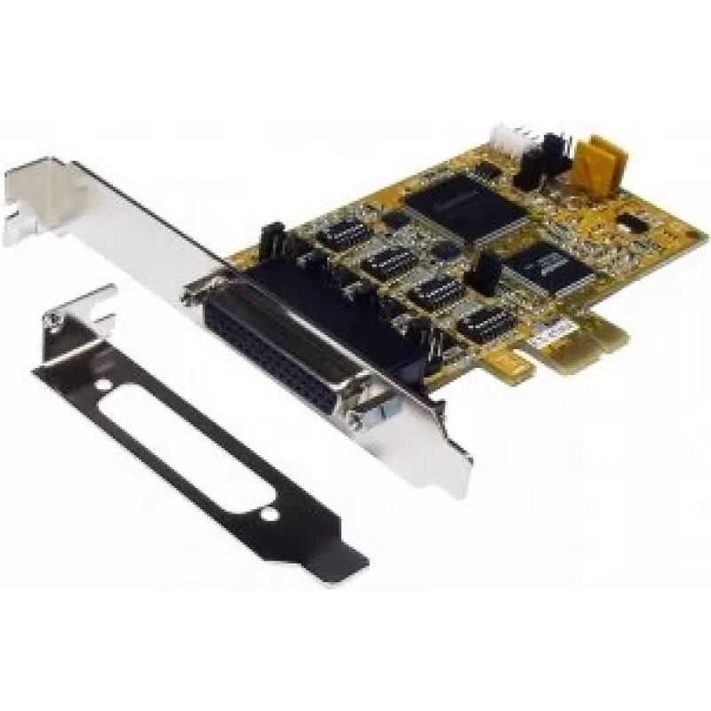 EXSYS EX-45364 PCIe 4S Seriell RS-232/422/485 Karte inkl. Low-Profile-Bügel (SystemBase)