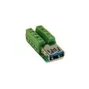 EXSYS EX-49060 Adapter 10-pin USB 3.0 Buchse zu Terminal Block