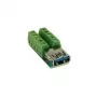EXSYS EX-49060 Adapter 10-pin USB 3.0 Buchse zu Terminal Block