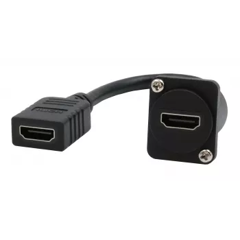 EXSYS EX-49163 D-Typ HDMI-Kabeladapter, Buchse zu Buchse, 20 cm