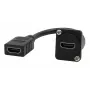 EXSYS EX-49163 D-Typ HDMI-Kabeladapter, Buchse zu Buchse, 20 cm