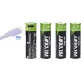 Voltcraft VC-AA1300USB USB-C wiederaufladbare Li-Ion AA-Batterien 1300 mAh 1,5 V, 4er-Pack