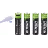 Voltcraft VC-AA1300USB USB-C wiederaufladbare Li-Ion AA-Batterien 1300 mAh 1,5 V, 4er-Pack