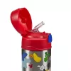 THERMOS FUNTAINER Isolierflasche mit Strohhalm, Disney Mickey, 0,35 L, Edelstahl, PP-Deckel 4113.411.035