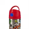 THERMOS FUNTAINER Isolierflasche mit Strohhalm, Disney Mickey, 0,35 L, Edelstahl, PP-Deckel 4113.411.035