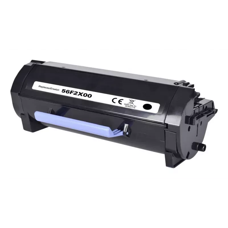 Renkforce RF-6131502 Kompatible schwarze Tonerkartusche für Lexmark 56F2X00, 20.000 Seiten