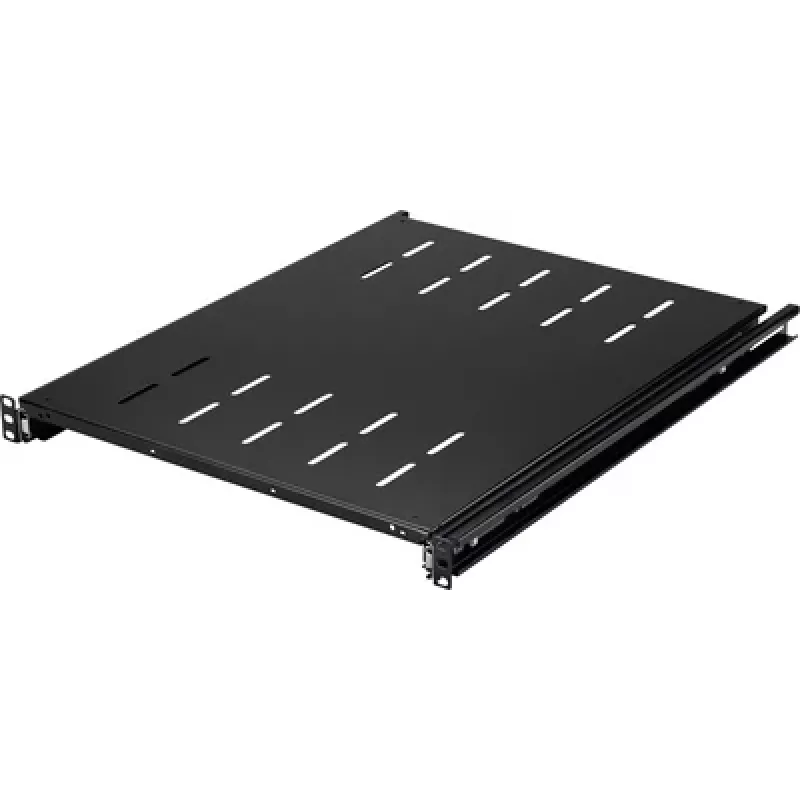 Renkforce RF-7112942 19 inch Rack-Einlegeboden 1U ausziehbar Schwarz