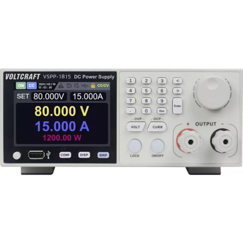 VOLTCRAFT VSPP-1815 Rack-Mount Labor-Netzgerät, 0-150 V/DC, 0-30 A, 1800 W, programmierbar, USB/RS-485/LAN VC-18673200