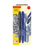 Faber-Castell Eberhard Faber Erase it! Gelstift, 0,7 mm, Blau, Action Set, Blisterkarte 582103