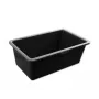 Bradas KTKP60 PVC Mörtelwanne 60L Schwarz mit profilierten Rändern
