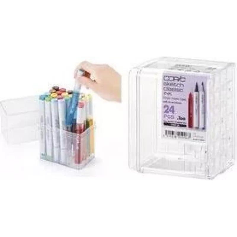COPIC Acryl-Displayständer für 24 Classic Marker, klar, leer (20075D24)
