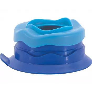 Faber-Castell Eberhard Faber WINNER Wassermalkbecher Blau Silikon mit Pinselablage aus recyceltem Kunststoff 579936