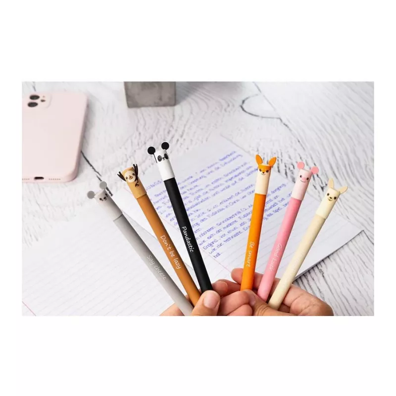 Faber-Castell Eberhard Faber Animal Erase it! Gelstift Fuchs Blau 0,7 mm Nachfüllbar 582105