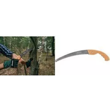 Bradas V-SERIES Gartensäge mit 300 mm SK5 gehärtetem Stahlblatt und Holzgriff KT-V1401/1