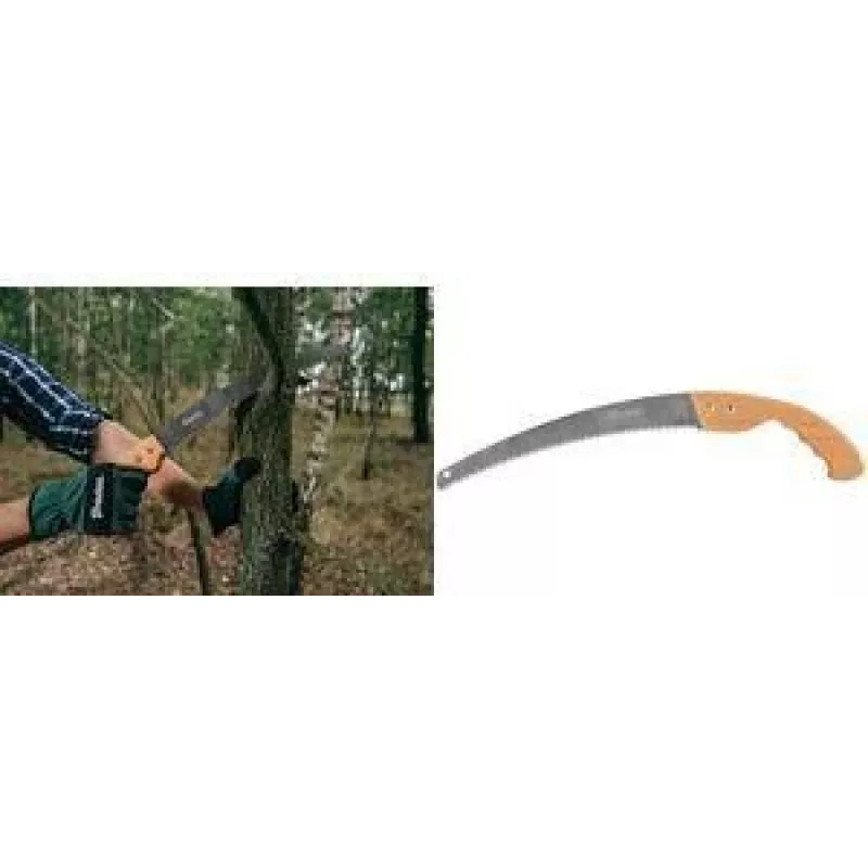 Bradas V-SERIES Gartensäge mit 300 mm SK5 gehärtetem Stahlblatt und Holzgriff KT-V1401/1