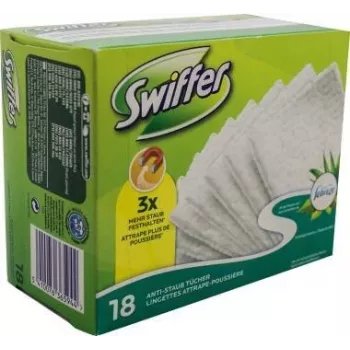 Swiffer Trockenwisch-Tücher Nachfüllpack 18 Stück mit Febreze-Duft