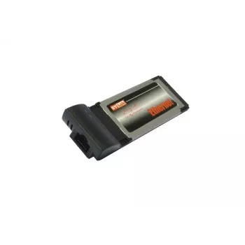 EXSYS ExpressCard Gigabit Ethernet Adapter, Realtek RTL8111C, 10/100/1000 Mbps, ExpressCard/34 EX-6087