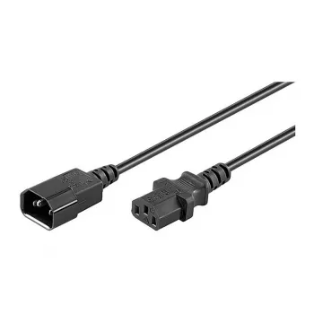 MicroConnect PE1413BL18 Stromkabel C14 auf C13 1,8 m Schwarz