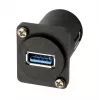 EXSYS EX-49154 D-Typ Adapter USB-A Buchse zu Buchse 90°, USB 3.2 Gen 1
