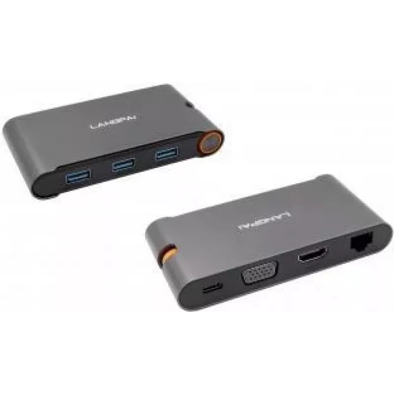 EXSYS EX-1220HM USB 3.2 Gen 1 Metall-Hub mit 7-in-1 Ports für Notebook, MateBook und MacBook
