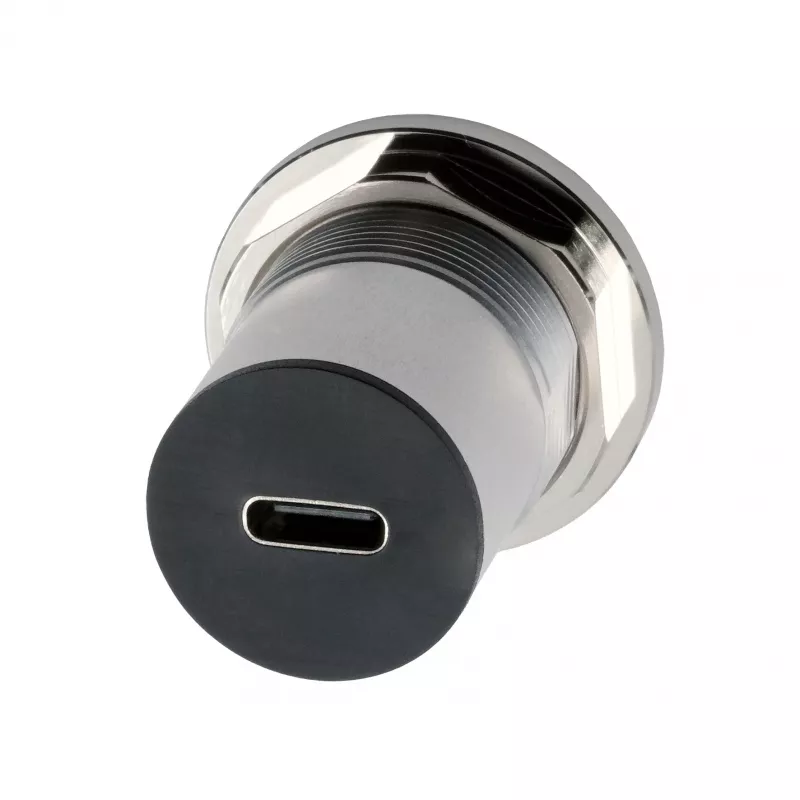 EXSYS EX-49195 USB-C Buchse zu USB-C Buchse Einbauadapter, Metall, USB 3.2 Gen 1