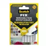 3M Scotch-Fix Montagequadrate 11 mm x 15 mm Weiß 64er-Pack 7100263372