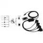 EXSYS EX-1324 USB 2.0 auf 4-Port RS-232 Seriell Adapter, Metallgehäuse, FTDI Chipsatz, 921,6 Kbps, DB9 Stecker
