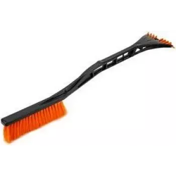 Bradas ICE1162 Eiskratzer mit Schneebürste, 600 mm, Schwarz/Orange