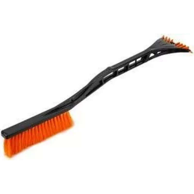 Bradas ICE1162 Eiskratzer mit Schneebürste, 600 mm, Schwarz/Orange