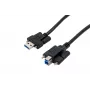 EXSYS EX-K1572V USB 3.0 Kabel, 2m, Typ A Stecker zu Typ B Stecker, Schwarz