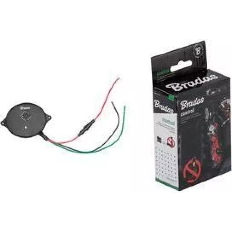 Bradas CTRL-AN201B Ultraschall-Mäuse- und Mardervergrämer für 12V-Fahrzeugbatterie, Schwarz