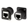 EXSYS EX-49150 D-Typ Adapter RJ45 Buchse zu Buchse, CAT.5e