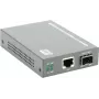 KTI Networks KGC-300 Gigabit-Ethernet-Medienkonverter, RJ45 zu SFP, Multimode/Single-Mode