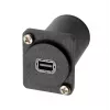 EXSYS EX-49168 D-Typ Einbauadapter Mini DisplayPort Buchse zu Buchse