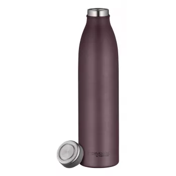 THERMOS TC Bottle Isolierflasche 0,75 L, doppelwandiger Edelstahl, vakuumisoliert, BPA-frei, burgunderfarben matt 4067.301.075