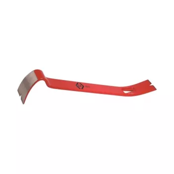 C.K Tools T4310 300 mm geschmiedeter Federstahl-Brechstange mit Nagelzieher und Schabklinge