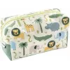 FABER-CASTELL EBERHARD FABER Jumbo Safari Federmäppchen Polyester mit großem Hauptfach, Reißverschluss, 1 Stück (577438)