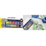 Faber-Castell Eberhard Faber WINNER Deckfarbkasten, 12 leuchtende Farben, transparenter abnehmbarer Deckel 578314