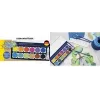 Faber-Castell Eberhard Faber WINNER Deckfarbkasten, 12 leuchtende Farben, transparenter abnehmbarer Deckel 578314