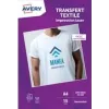 Avery T-Shirt Transferpapier A4 Weiß für helle Stoffe, Laserdrucker, 15 Blatt (C9403-15)