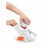 Metaltex Profi Multi-Grater Mandoline, 5 Einsätze, Weiß/Schwarz 194875084